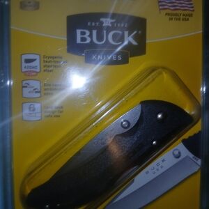 Buck Knives Black Folding Knife